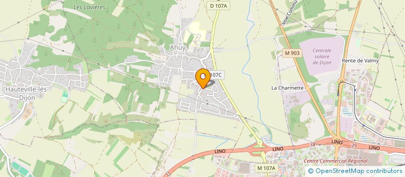 localisation de l'entreprise DJDJ  AHUY