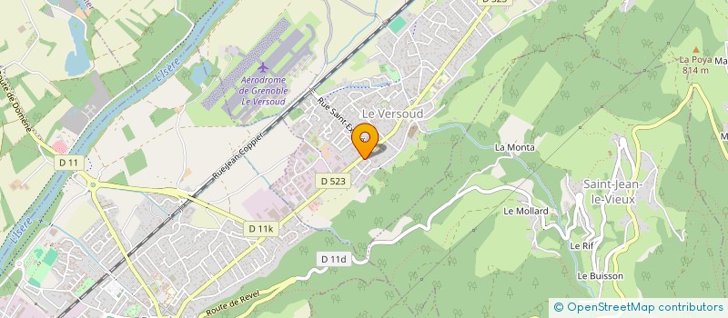 localisation de l'entreprise DJDS  LE VERSOUD