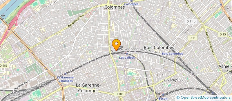 localisation de l'entreprise DJE DECO à COLOMBES