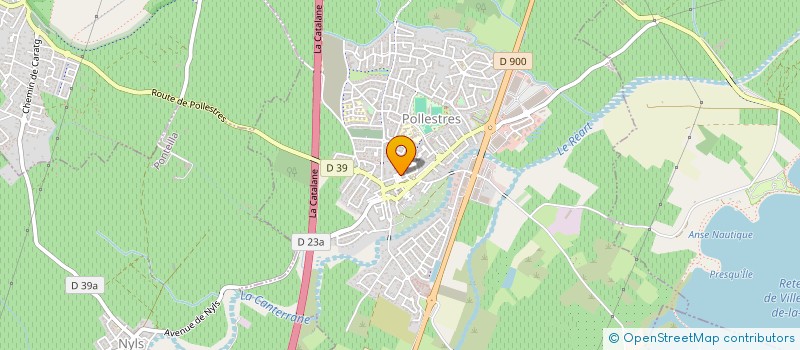 localisation de l'entreprise DJE FATIA ASSOCIATION  POLLESTRES