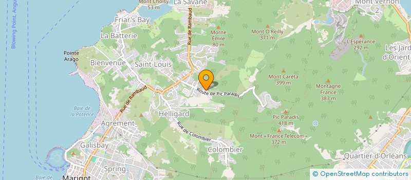 localisation de l'entreprise DJE POOL SERVICES  SAINT MARTIN