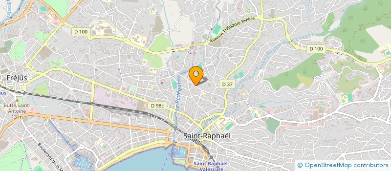 localisation de l'entreprise DJE RENOV à SAINT-RAPHAEL