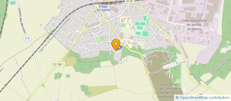 localisation de l'entreprise DJEA IMMO  CREPY-EN-VALOIS