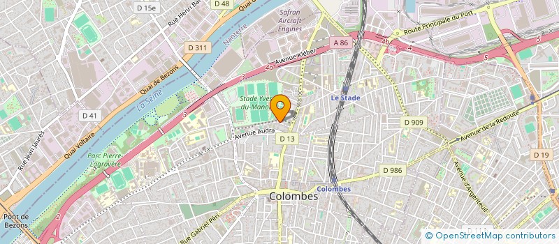 localisation de l'entreprise DJEB à COLOMBES