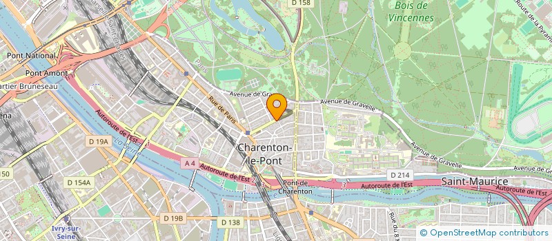 localisation de l'entreprise DJEB A7  CHARENTON LE PONT