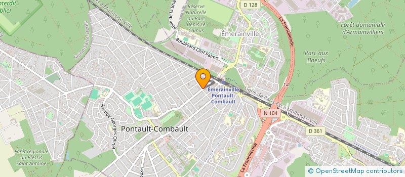 localisation de l'entreprise DJEBBARI SEL à PONTAULT-COMBAULT