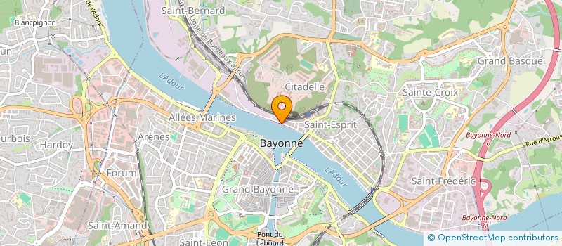 localisation de l'entreprise DJEBELLE à BAYONNE