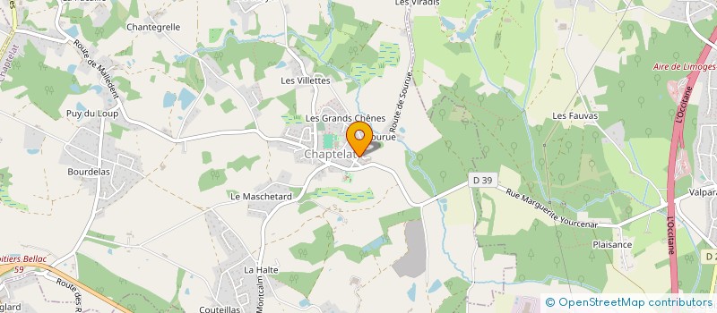 localisation de l'entreprise DJEBELO à COUZEIX