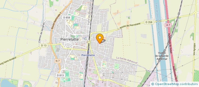 localisation de l'entreprise DJEBEN à PIERRELATTE