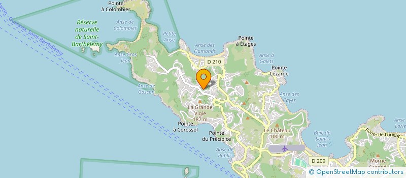 localisation de l'entreprise DJEBOU SARL à SAINT BARTHELEMY