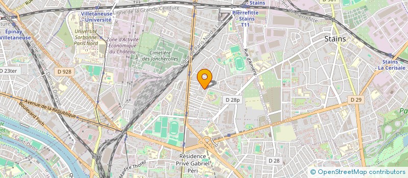 localisation de l'entreprise DJEBY TRANSPORT à PIERREFITTE-SUR-SEINE