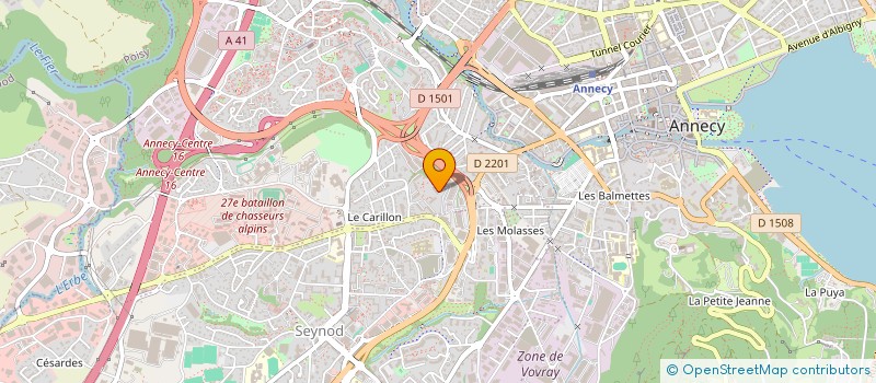 localisation de l'entreprise DJECO à ANNECY