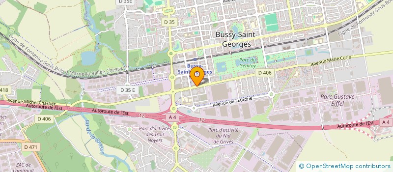 localisation de l'entreprise DJEDI  BUSSY-SAINT-GEORGES