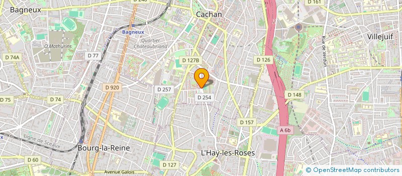 localisation de l'entreprise DJEDID  CACHAN