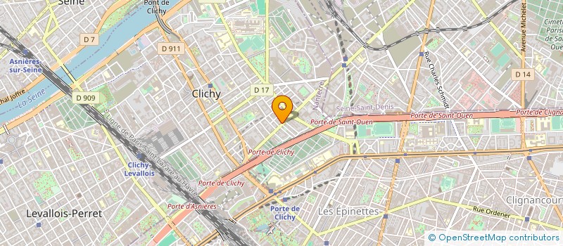 localisation de l'entreprise DJEEP à CLICHY