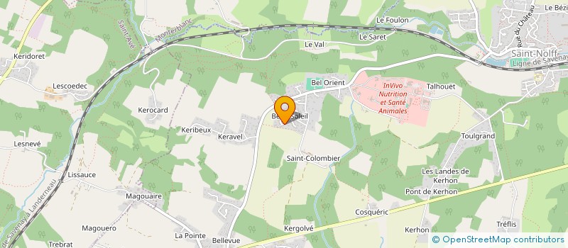 localisation de l'entreprise DJEF  SAINT-NOLFF