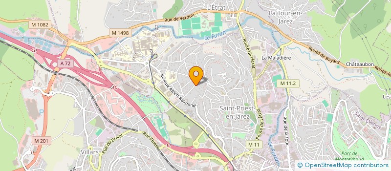 localisation de l'entreprise DJEFAFLA BUSINESS  SAINT-PRIEST-EN-JAREZ