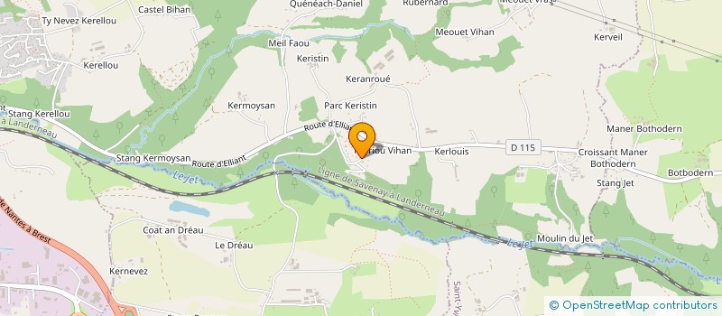 localisation de l'entreprise DJEGOU.NET à ERGUE-GABERIC
