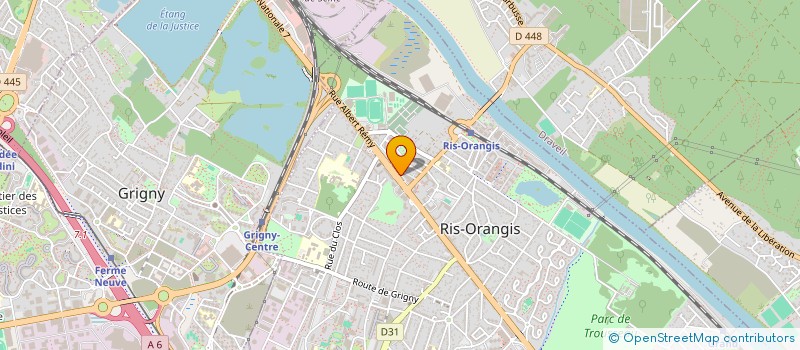 localisation de l'entreprise DJEGUE MULTISERVICES à RIS-ORANGIS