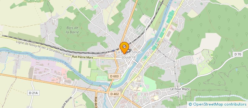 localisation de l'entreprise DJEJA WISS à LA FERTE-SOUS-JOUARRE