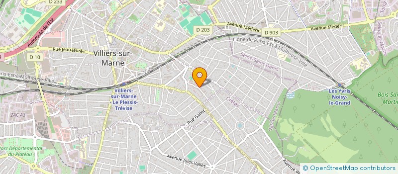 localisation de l'entreprise DJELASSI à VILLIERS-SUR-MARNE