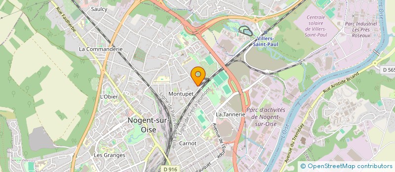 localisation de l'entreprise DJELEC  NOGENT-SUR-OISE