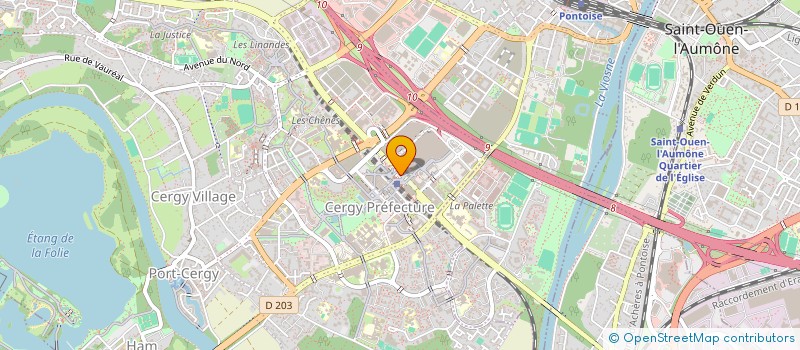 localisation de l'entreprise DJEMAA FRANCE  CERGY