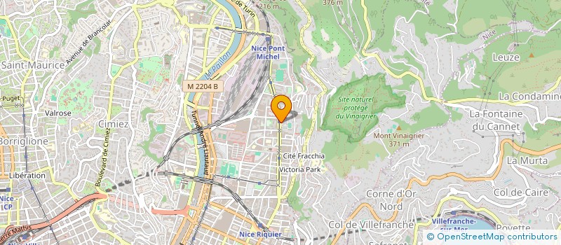 localisation de l'entreprise DJEMAI INVEST à NICE
