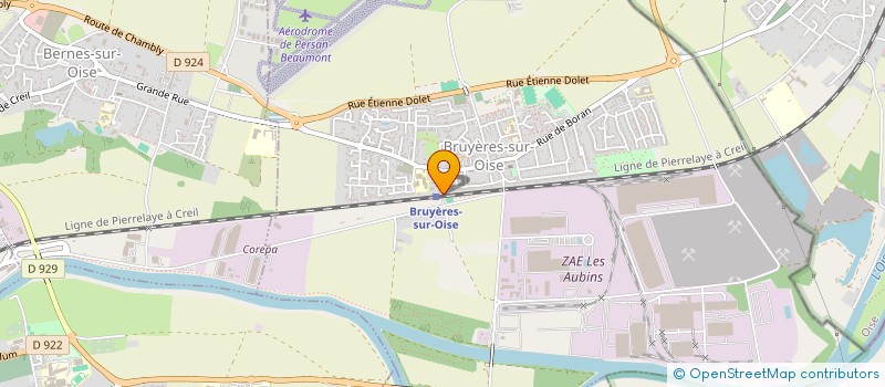 localisation de l'entreprise DJEMBISSI IMMO  BRUYERES-SUR-OISE