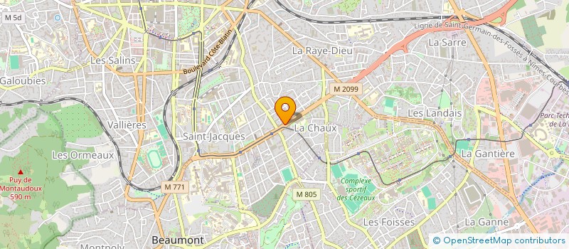 localisation de l'entreprise DJEMSIGN à CLERMONT-FERRAND