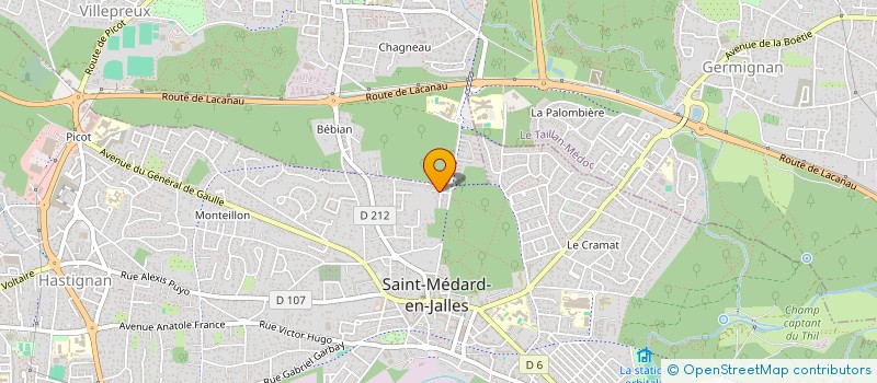 localisation de l'entreprise DJENAIR FRANCE à SAINT-MEDARD-EN-JALLES