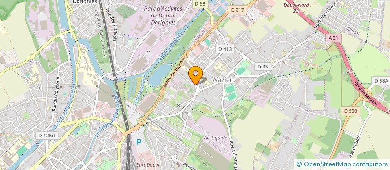 localisation de l'entreprise DJENDER IMMOBILIER  WAZIERS