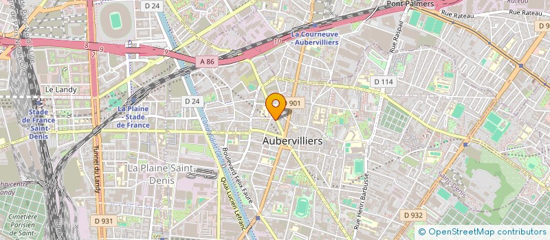 localisation de l'entreprise DJENDOUBI SEL à AUBERVILLIERS