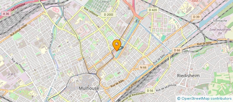 localisation de l'entreprise DJENNANE  MULHOUSE