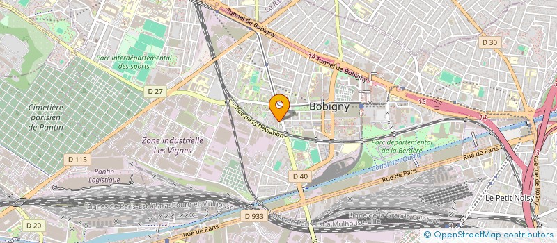 localisation de l'entreprise DJER TRANSPORTS à BOBIGNY