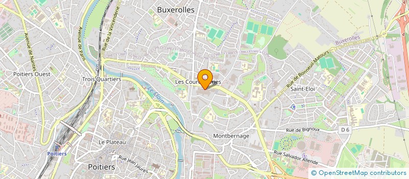 localisation de l'entreprise DJERBA COIFFURE SAS à POITIERS