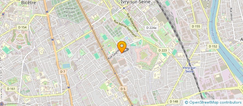 localisation de l'entreprise DJERMOUN SOFIANE  VITRY-SUR-SEINE