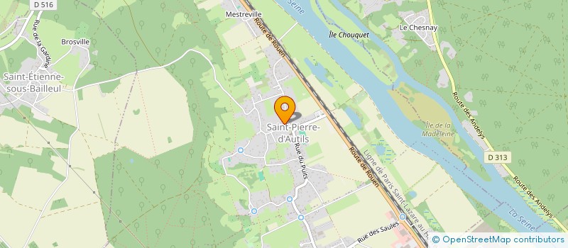 localisation de l'entreprise DJES  LA CHAPELLE-LONGUEVILLE