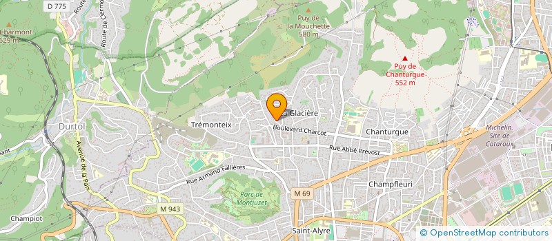 localisation de l'entreprise DJESMIN  CLERMONT-FERRAND