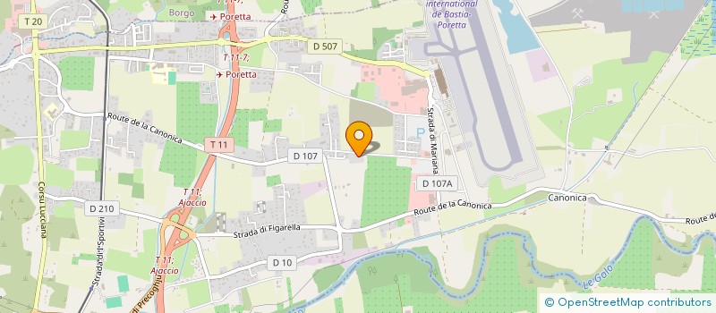 localisation de l'entreprise DJETCAR SARL à BORGO
