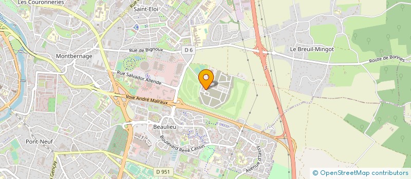 localisation de l'entreprise DJETE TRANSPORTS à POITIERS