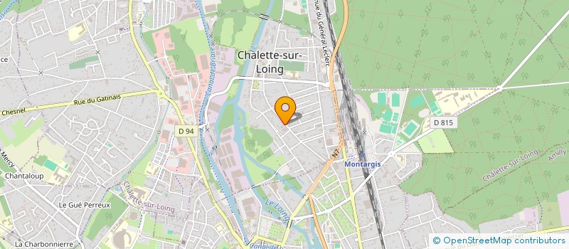 localisation de l'entreprise DJEUBOU  CHALETTE-SUR-LOING