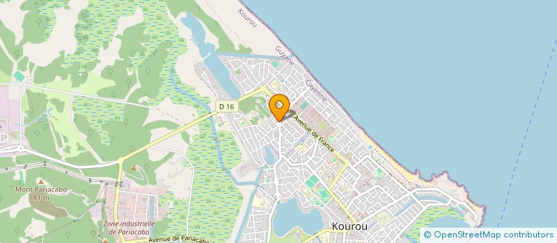 localisation de l'entreprise DJEVA  KOUROU