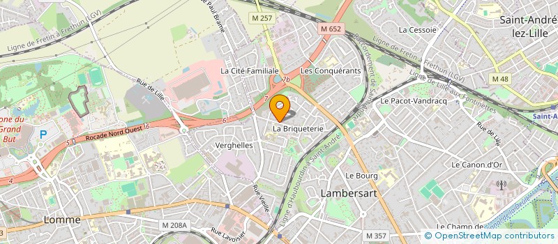 localisation de l'entreprise DJEWOOD à LAMBERSART
