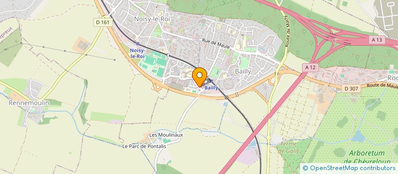 localisation de l'entreprise DJF  BAILLY