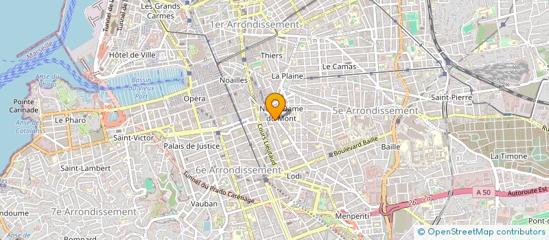 localisation de l'entreprise DJIAN à MARSEILLE