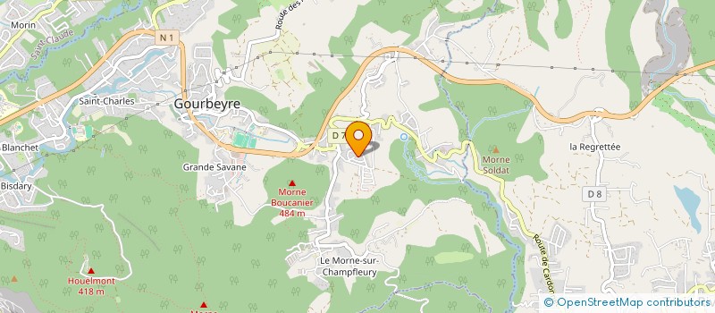 localisation de l'entreprise DJIANA  GOURBEYRE