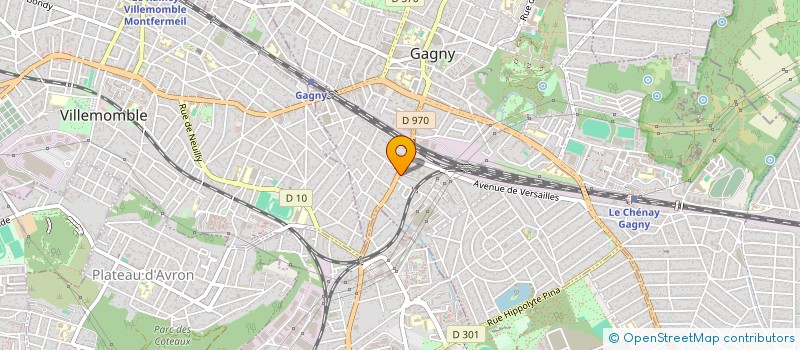 localisation de l'entreprise DJIBCAR  GAGNY