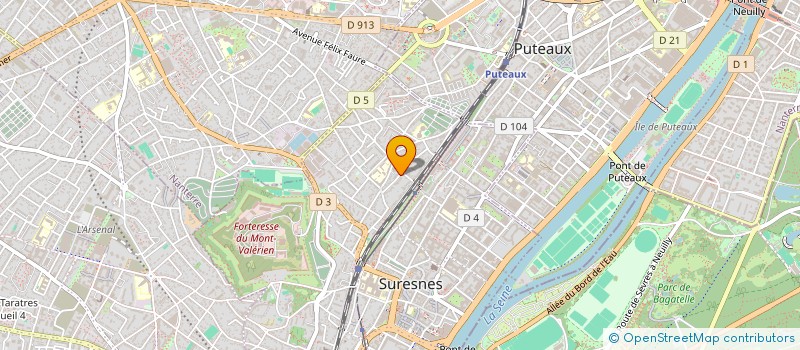 localisation de l'entreprise DJIBEASY SAS à SURESNES