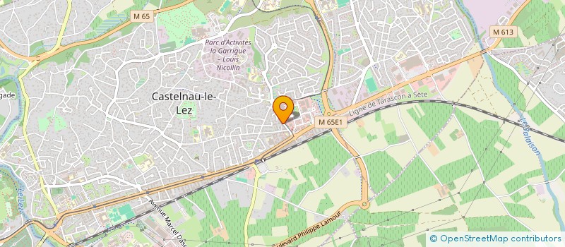 localisation de l'entreprise DJIBRIL à CASTELNAU-LE-LEZ